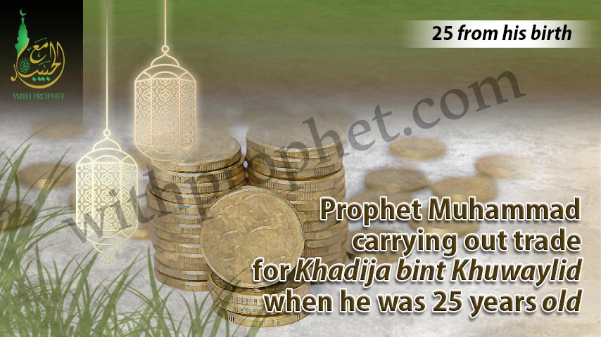 Carrying out trade for Khadijah (may Allah be pleased with her)